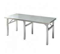 Mesa Plegable de Acero Inoxidable, Mesa de Trabajo metálica para preparación de Alimentos con certificación NSF, Banco de Trabajo para Cocina, Restaurante, Hotel, Garaje, almacén, portátil (