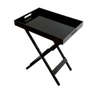 Mesa plegable de acrílico moderna, portátil y plegable, multifuncional, fácil de limpiar, diseño elegante para uso en interiores y exteriores