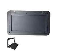 Mesa plegable de ahorro de espacio para RV Camper Van, escritorio de picnic de aleación de aluminio de 15mm de espesor con doble cerradura, estación de comedor al aire libre de montaje en pared para a