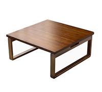 Mesa plegable de bambú japonés, mesa baja compacta y elegante para té, comedor y actividades infantiles
