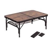Mesa Plegable De Camping Decatur Aluminio 90x60 Cm Bo-camp - Negro - Mesa De Camping MKP