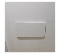 Mesa plegable de escritorio de pared, mesa plegable que ahorra espacio para cocina, lavandería, oficina en casa, color blanco (120 x 30 cm), perfecta para espacios pequeños, diseño compacto