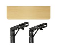 Mesa plegable de hojas abatibles montada en la pared de hierro y MDF