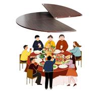 Mesa plegable de madera de repuesto para mesas redondas de banquete de tarjetas, ajustable de 120 a 220 cm, incluye herrajes para un uso versátil