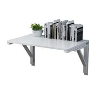 Mesa plegable de madera maciza con hojas caídas para ahorrar espacio, banco de trabajo compacto para oficina en casa, mesa plegable versátil para espacios pequeños