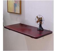 Mesa plegable de madera maciza, escritorio de almacenamiento para espacios pequeños, oficina en casa, cocina, comedor, computadora