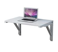Mesa plegable de madera maciza montada en la pared, estante flotante multifuncional, escritorio para computadora para espacios pequeños, mesa de libro de aprendizaje, mesa de baño, escritorio de hojas