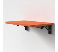 Mesa plegable de madera para montar en la pared, estante plegable para cocina pequeña y oficina, color blanco, 50 x 30 cm, versátil y fácil de instalar
