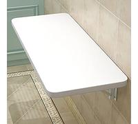 Mesa plegable de madera para ordenador portátil, mesa de comedor, mesa flotante para espacios pequeños, mesa plegable de pared, banco de trabajo para oficina en casa, bar, lavandería, dormitorio