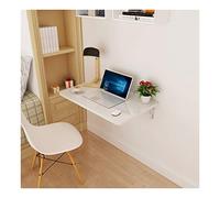 Mesa plegable de pared, ahorro de espacio, mesa de 50 x 30 cm, para baño, cocina o estudio, escritorio plegable portátil y fácil de instalar