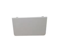 Mesa plegable de pared, banco de trabajo flotante plegable, pequeño escritorio de madera para garaje, hogar, oficina, lavandería, cocina, comedor, ahorro de espacio, color blanco (120 x 30 cm)