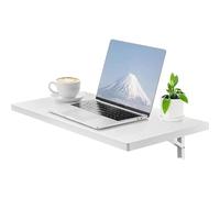 Mesa plegable de pared compacta multifunción para comedor y computadora, mesa de cocina que ahorra espacio, color blanco, 30 x 60 cm, ideal para casas y apartamentos pequeños