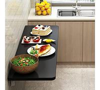 Mesa plegable de pared con hojas abatibles, mesa plegable de pared, mesa de bar montada en la pared, banco de trabajo plegable, escritorio para computadora portátil, para el hogar, oficina, estudio