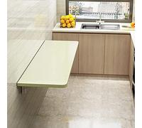 Mesa plegable de pared con hojas abatibles, mesa plegable de pared, mesa de bar montada en la pared, banco de trabajo plegable, escritorio para computadora portátil, para el hogar, oficina, estudio