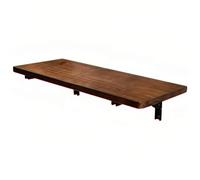 Mesa plegable de pared de 1 a 1.1 pulgadas de grosor, escritorio de cocina compacto, mesa de trabajo duradera, diseño de hojas caídas que ahorra espacio, ideal para bar en casa, 40 x 80 cm.