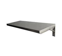 Mesa Plegable de Pared de Acero Inoxidable con diseño abatible, Mesa de Comedor Que Ahorra Espacio para el hogar, la Oficina o el lavadero, 40x30cm, Soporte de Metal resi