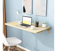 Mesa Plegable De Pared, Diseño Flotante,Mesa De Cocina,Escritorio,Mesa De Cocina Pequeña,Fuerte Capacidad De Carga,Varios Tamaños Disponibles Para Salas De Estar,Cocinas Y Dormitorios B,80×20CM