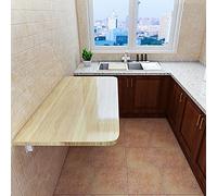 Mesa plegable de pared - Escritorio de comedor y computadora que ahorra espacio, mesa de cocina compacta con hojas caídas para espacios pequeños, ideal para lavandería, restaurante, oficina