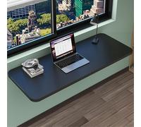 Mesa plegable de pared, escritorio de hojas caídas que ahorra espacio, escritorio de pared multifuncional para oficina en casa y sala de estar, 80 x 30 cm, fácil instalación, diseño moderno