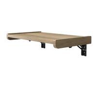 Mesa Plegable De Pared,Escritorio Plegable Pared,Mesa Plegable Pared Cocinade Madera ,Mesa Pared Plegable,Mesa Abatible,Mesa Plegable Flotante,Mesa De Ordenador, Ahorra Espacio(Wood color,L60x40cm)