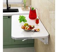 Mesa plegable de pared flotante para ahorrar espacio, mesa de comedor y lavandería, banco de trabajo plegable ajustable para el hogar y la oficina, maximiza espacios pequeños