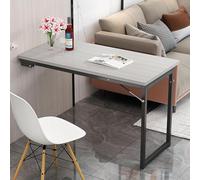 Mesa plegable de pared, mesa de comedor de cocina, tubo de acero resistente, alta capacidad de carga, muebles que ahorran espacio para sala de estar y comedor