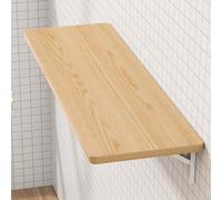 Mesa Plegable De Pared,Mesa Plegable Pared,Mesa Plegable Cocina,Mesa Plegable Pared Cocina,Mesa Abatible,Mesa De Cocina Pequeña,Mesa Abatible Comedor,Tablero Madera Maciza Mesa(Light brown,30x60cm)