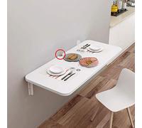 Mesa plegable de pared montada en la cocina con tornillo de diseño de agujero, mesa flotante para computadora, laundry Workbench, espacio de ahorro de dinero, portátil y estilo Workspace