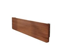Mesa plegable de pared para ahorrar espacio, escritorio flotante para el hogar, oficina, cocina, comedor, acabado de teca, 100 x 20 cm, perfecto para espacios pequeños