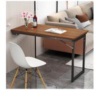 Mesa plegable de pared para ahorrar espacio, mesa de comedor, estación de trabajo para camiones de alimentos, restaurantes, garajes, lavanderías, 120 x 50 x 75 cm
