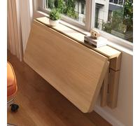 Mesa plegable de pared para ahorrar espacio, mesa de comedor flotante para cocina y lavandería, estante de pared compacto perfecto para espacios pequeños, 80 x 40 cm