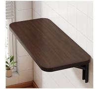 Mesa plegable de pared para ahorrar espacio, para el hogar, oficina, comedor y estudio, color marrón, 40 x 80 cm, versátil para una vida eficiente