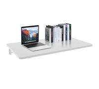 Mesa Plegable de Pared para Espacios pequeños, Escritorio Flotante pequeño para Comedor, Sala, Estudio, Cocina, Comedor y Bar. Blanco. Varios tamaños.