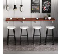Mesa Plegable de Pared para Espacios Pequeños - Estrecha y Larga para el Hogar, Comedor - Conveniente y Práctica ( C
