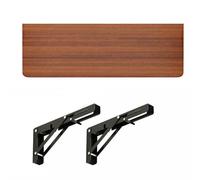 Mesa plegable de pared para lavandería, oficina y cocina, escritorio que ahorra espacio, 120 x 24 cm, banco de trabajo versátil para estudio y uso doméstico