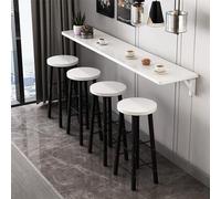 Mesa plegable de pared plegable para espacios pequeños mesa plegable de pared para el hogar mesa de comedor estrecha y larga mesa plegable de pared mesa plegable de pared es conveniente y práctica(Whi