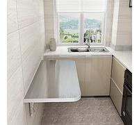 Mesa plegable de pared que ahorra espacio, diseño duradero y simple, perfecta para cocina, comedor, estudio, espacios pequeños, mesa de bar compacta