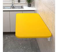 Mesa plegable de pared que ahorra espacio, escritorio de hojas colgantes para espacios pequeños, ideal para cocina y comedor, lavandería, diseño compacto, fácil instalación