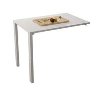 Mesa plegable de pared que ahorra espacio, mesa compacta de comedor y cocina para sala de estar, dormitorio, oficina y lavandería, diseño versátil y elegante