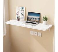 Mesa plegable de pared que ahorra espacio, mesa de comedor de madera con hojas caídas para cocina, estudio y lavandería, encimera flotante versátil, fácil de instalar, perfecta para espacios pequeños.