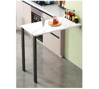 Mesa plegable de pared que ahorra espacio para oficina, cocina, salón, dormitorio, diseño invisible (Clr3 76,5 x 40 x 70 cm)