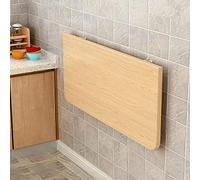 Mesa plegable de pared que ahorra espacio, versátil mesa de comedor y bar para espacios pequeños, elegante diseño flotante para sala de estar, dormitorio, cocina, compacta y funcional