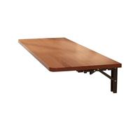 Mesa plegable de pared resistente con soporte de hierro, escritorio de comedor de madera para espacios pequeños, ideal para lavandería, hogar, oficina, bar (40 x 120 cm)