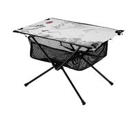 Mesa plegable de playa para caligrafía china en blanco y negro, extensible, plegable, con bolsa de almacenamiento para comedor al aire libre, cocina, picnic