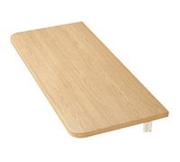 Mesa plegable de roble macizo para montar en la pared, ahorra espacio, versátil solución de comedor y escritorio para el hogar, ideal para habitaciones pequeñas, cocinas, estudios, 21