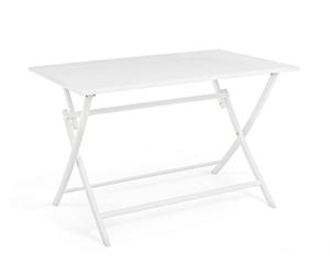 Mesa plegable. Elin 110X70 Blanco Lh30