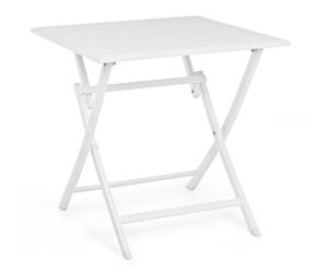 Mesa plegable. Elin 70X70 Blanco Lh30