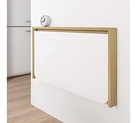 Mesa plegable, escritorio de hojas caídas que ahorra espacio para áreas pequeñas, ideal para comedor, cocina, estudio, bar, lavandería, diseño versátil y compacto