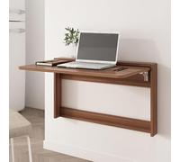 Mesa plegable, escritorio de pared que ahorra espacio para salas de estar, estudios y dormitorios compactos, diseño ultrafino para un uso eficiente del espacio