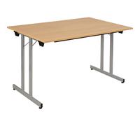 Mesa plegable ESTÁNDAR armazón cuadrado con tornillos de nivelación de altura